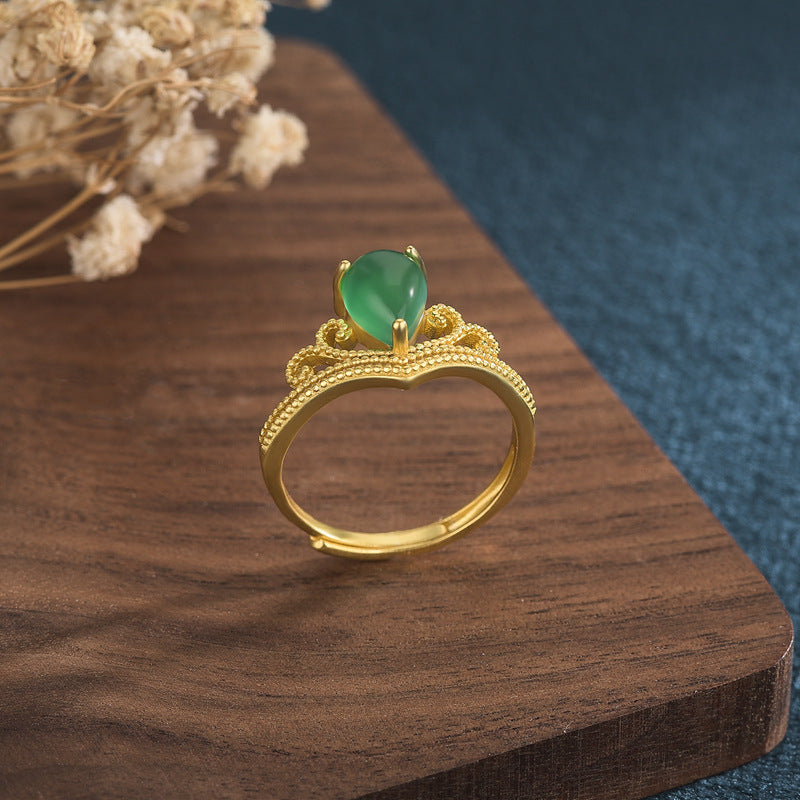 Gold Ring Jadeite Green Jade Butterfly Ring This Item Is Unavailable