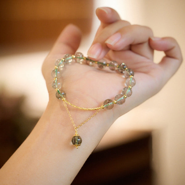 Starry sky good luck natural crystal bracelet