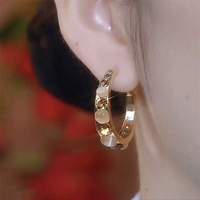 Exquisite Cat's Eye Earrings – Deegnt