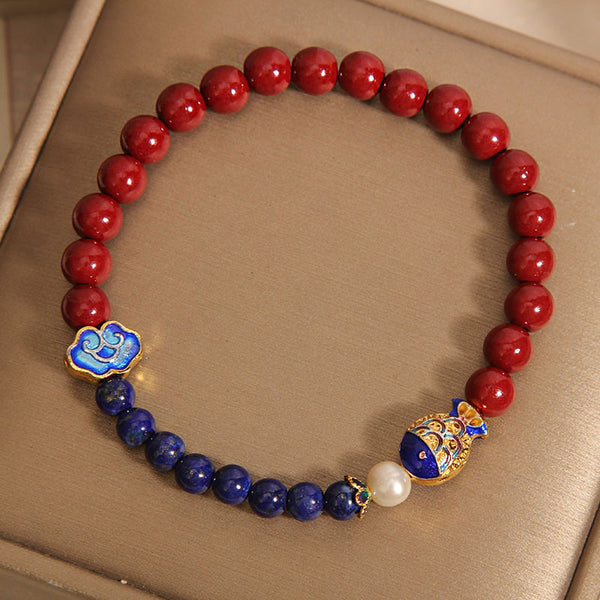 Koi Natural Cinnabar Bracelet