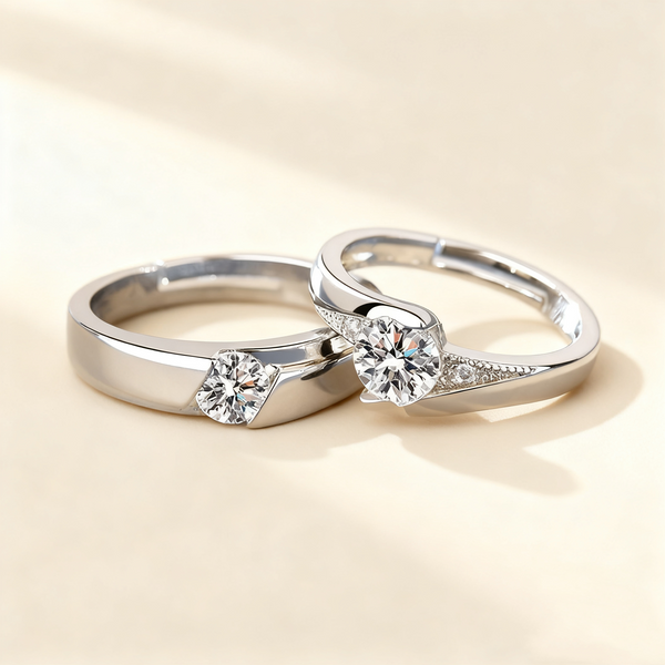 Lifetime Love Diamond Couple Rings