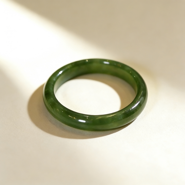 Natural Russian Jade Bangle
