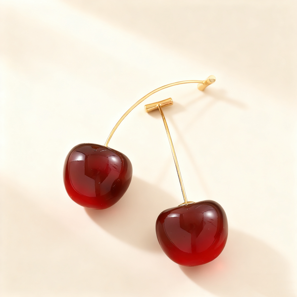 Cherry Agate Earrings