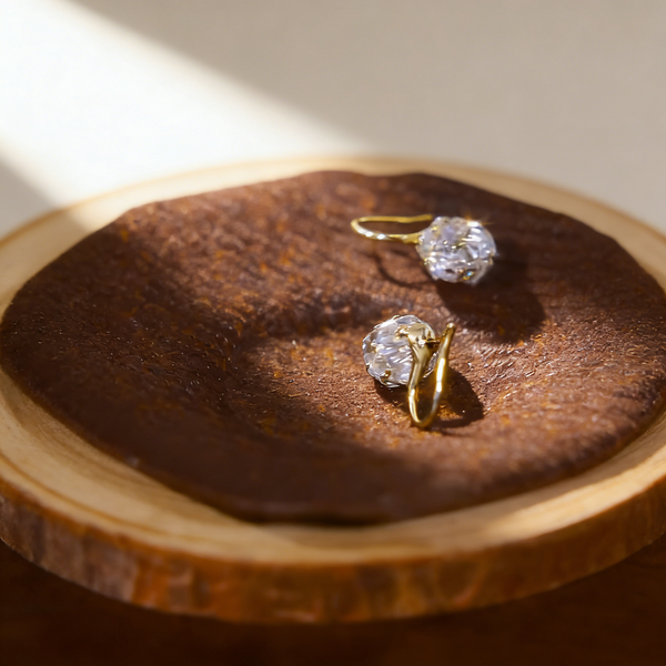 Square Diamond Earrings