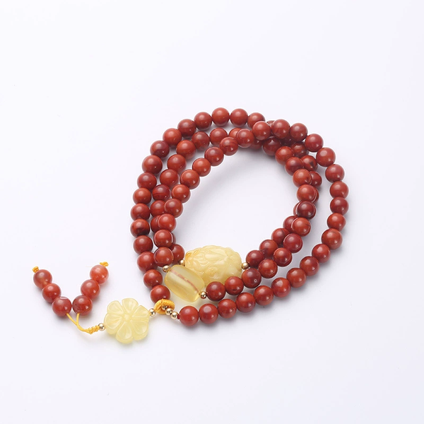 Plum Blossom Natural Red Agate Bracelet