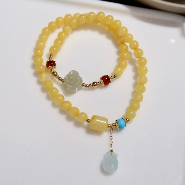 Auspicious Cloud Jade Natural Agate Bracelet