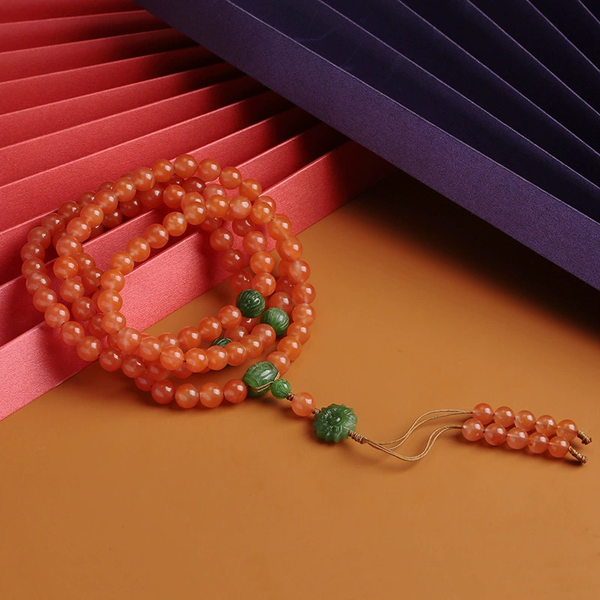 Jasper natural cherry red agate bracelet