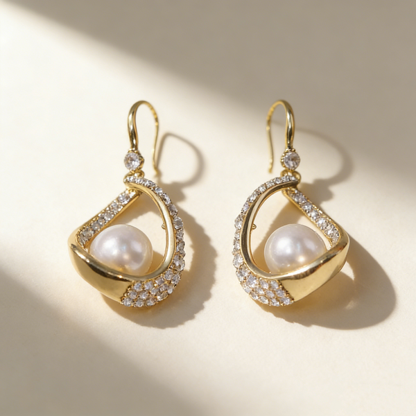 Pearl Waterdrop Earrings
