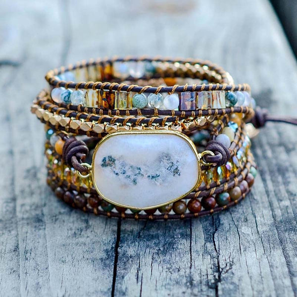 Moonlight Goddess Agate Bracelet