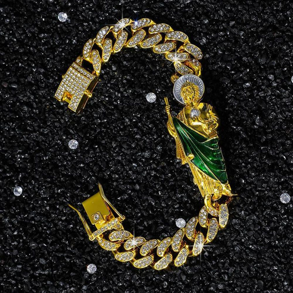 San Judas diamond bracelet