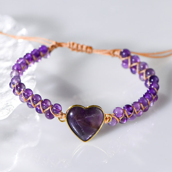 Amethyst Love Bracelet