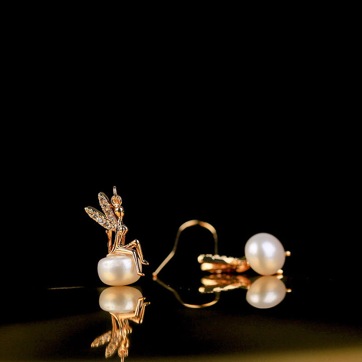 Little Elf ? pearl earrings