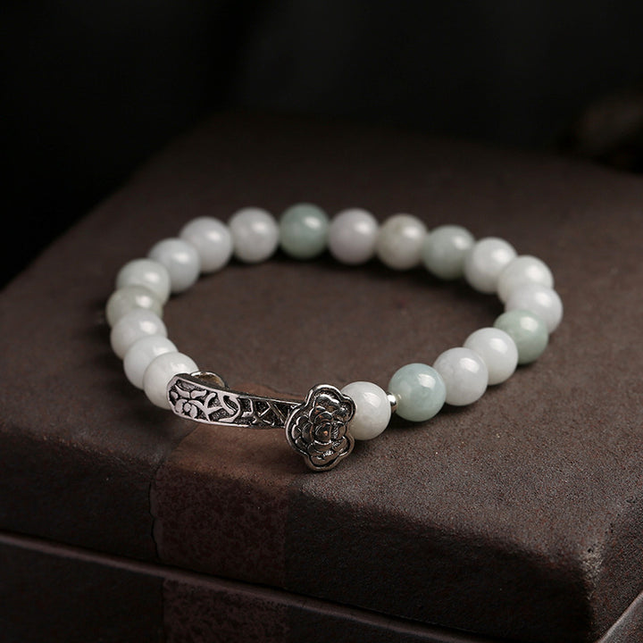 Natural Jadeite Wish Bracelet